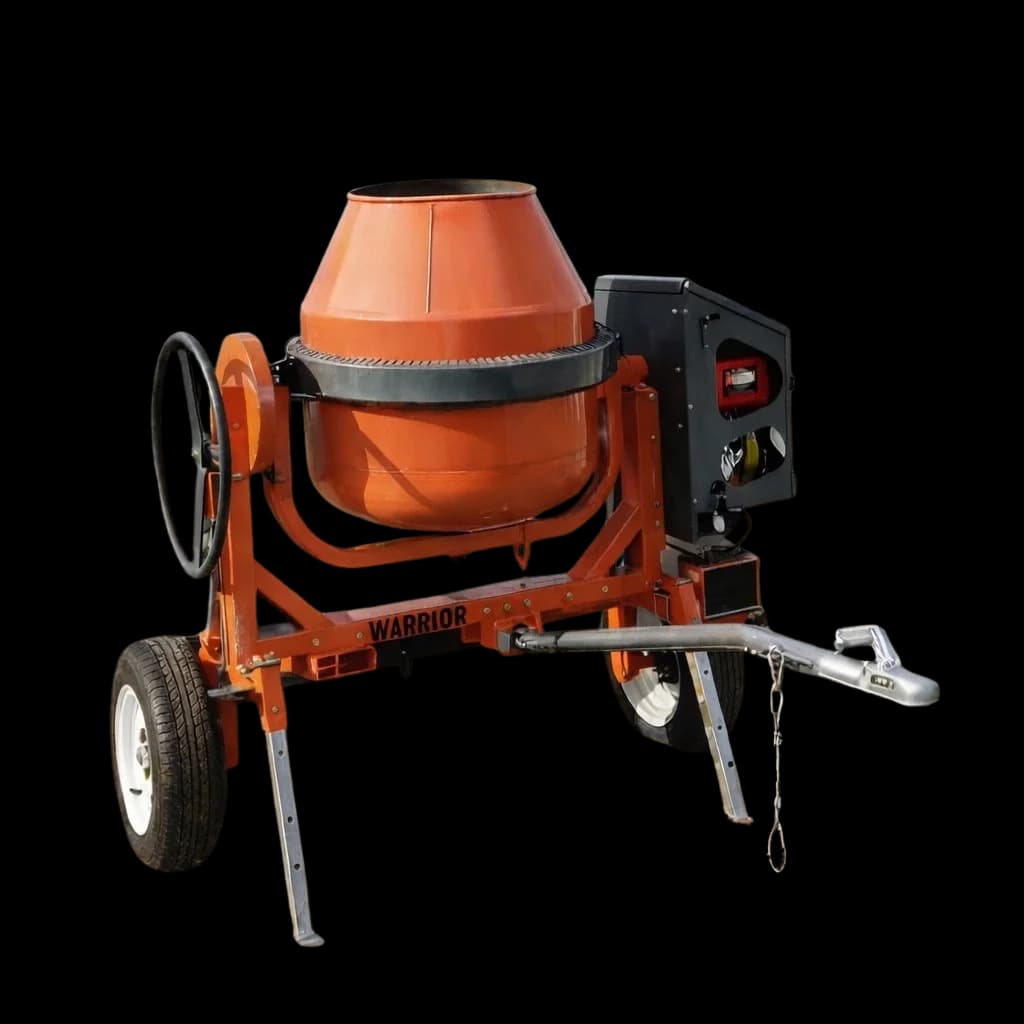 Warrior 400L Towable Diesel Cement Mixer